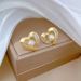 【 Titanium Steel 】 Necklace Earring Light Luxury Full Diamond Love Pearl Personalized Temperament Banquet Earrings Set_ipsvogv.com