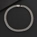Simple Hip Hop Men's Necklace Versatile Diamond Niche Design Clavicle Chain Fashionable Personality Cuban Chain_ipsvogv.com