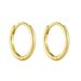 Women's Jewelry 925 Sterling Silver Ear Clip Earrings High End Earrings Fashion Personality Real Gold Electroplated Smooth Earrings_ipsvogv.com