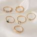 Full Diamond Joint Elephant Combination Set Triangle Personalized New Ring For Women_ipsvogv.com