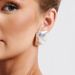 Unisex Hot Selling New Products Square Twill Exaggerated Large Earrings Retro Atmosphere High End Earrings_ipsvogv.com