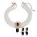 Light Luxury Square Full Diamond Choker Pearl Bead Collarbone Necklace_ipsvogv.com