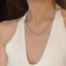 Dark Style Cross Necklace For Summer Women, High Grade Thin Beaded Clavicle Necklace, Design, Sweet And Cool Necklace, New Style_ipsvogv.com