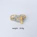 New Horizontal Bar OT Series Copper Inlaid Zircon Light Luxury Smooth Bracelet Ring_ipsvogv.com