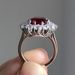 Sanjie's New Red Women's Ring Ins Classic Style Inlaid With Zircon Jewelry_ipsvogv.com