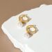 Earrings sterling silver mother shell pearl earrings niche minimalist versatile retro temperament jewelry Korean female high-end sense_ipsvogv.com