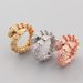 Inlaid With Full Diamond Zircon Spring, Duoduo Snake Ring, Fashionable, Simple And Personalized Opening Women's Ring_ipsvogv.com