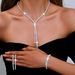 Women’s Jewelry Set Fashion Fashionable Body Rhinestone Tassel Accessories Zircon Personality Multi Layer Chest Chain Necklace Chain Neck Chain_ipsvogv.com