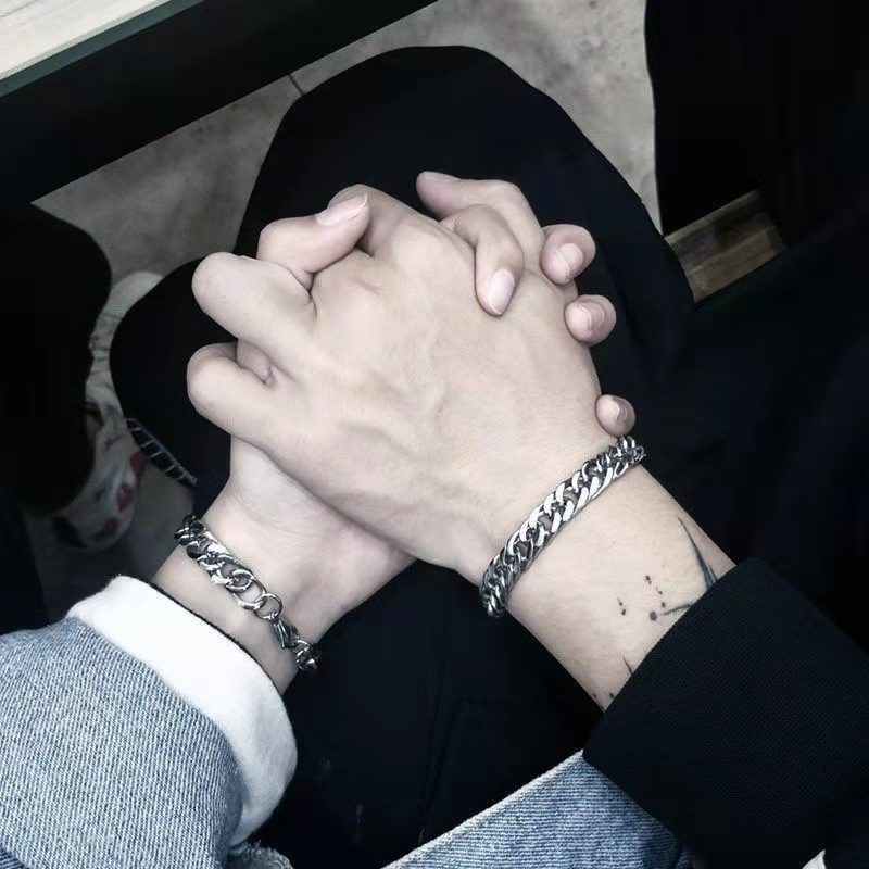Hot Selling NK One-to-One Titanium Steel Couple Men's Bracelet Women's_ipsvogv.com