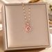 New Titanium Steel Necklace For Women With Diamond Inlay, Dynamic Temperament, Niche Design, Non Fading_ipsvogv.com