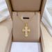 Titanium Steel 【 】 Cross Zircon Light Luxury Temperament Gorgeous Full Diamond Necklace Women's Versatile Collarbone 【 】_ipsvogv.com