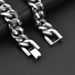Men's Fashion Jewelry Punk Mirror Light Cuban Chain Trend Stainless Steel Bracelet Hip Hop Jewelry_ipsvogv.com