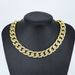 Unisex 17mm Alloy Diamond Necklace For Men Fashion Brand Hip Hop Style Cuban Bracelet_ipsvogv.com