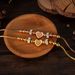 Women's Jewelry Fashion Niche Design Simple Stainless Steel Beaded Zircon Three Dimensional Frosted Love Bracelet_ipsvogv.com