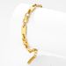 Women's Jewelry Set Fashion New Design Simple Temperament Charm Bracelet Gold Plated Stainless Steel Oval Coffee Bean Bracelet_ipsvogv.com