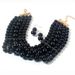 Pearl Short Multi layered Collar Women's Necklace Set Jewelry 6800_ipsvogv.com