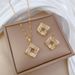 Titanium Steel Earring with Light Luxury Full Diamond Geometric Blocks, Personalized Temperament, Banquet Earrings, and_ipsvogv.com
