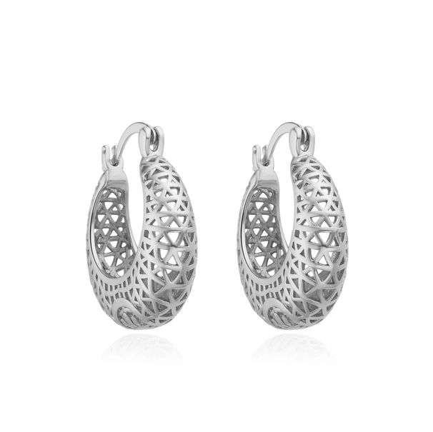 Women’s Jewelry Set Fashion Copper Plated Real Gold New Fashion Gold Light Luxury Style High End Hollow Shape Earrings_ipsvogv.com