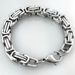 Millimeter Thick Fashion Trendy Men's Titanium Dominant Emperor Chain Stainless Steel Square Buckle Bracelet_ipsvogv.com