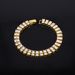 Unisex Hot Selling Alloy 10mm Diamond Tennis Chain Men's Personality Trend Rap Hip Hop Style Cuban Chain_ipsvogv.com
