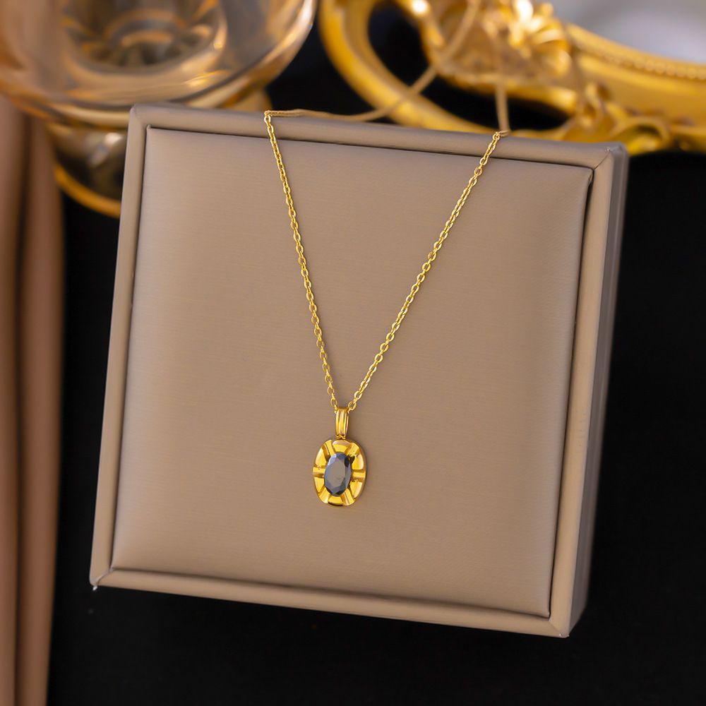 New Light Luxury Non Fading Niche Design With A High-end Feel, Simple Style, Cool And Stylish Titanium Steel Necklace_ipsvogv.com