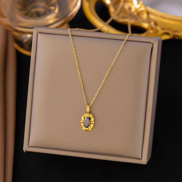 New Light Luxury Non Fading Niche Design With A High-end Feel, Simple Style, Cool And Stylish Titanium Steel Necklace_ipsvogv.com
