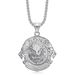 New Hip-Hop Jewelry Stainless Steel Gold-Plated Lion Head Pendant Necklace_ipsvogv.com