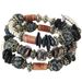 Bohemian Style Turquoise Shell Crystal Accessories Mixed With Multi-layer Beaded Temperament Elastic Bracelet_ipsvogv.com