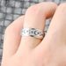 Star Moon Titanium Fashion Stainless Steel Rotating Ring_ipsvogv.com