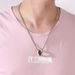Men's Jewelry Fashion Stainless Steel Double Circle Crystal Necklace Double Ring Pendant Hip Hop Trendy Personality Long Sweater Chain_ipsvogv.com