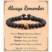 Hot Selling Natural Fashion Black Matte Tiger Eye Volcanic Stone Beaded Bracelet For Men_ipsvogv.com