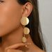Ladies' geometric personalized circular niche design, earrings, versatile and high-end earrings_ipsvogv.com