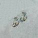 Colorful full diamond cross C-shaped earrings for women with thick gold plating, light luxury temperament, high-end feeling, exquisite inlay_ipsvogv.com