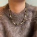 Women's Jewelry Retro Natural Tiger Eye Pearl Necklace Light Luxury High End Design Fashion Personality Clavicle Chain_ipsvogv.com