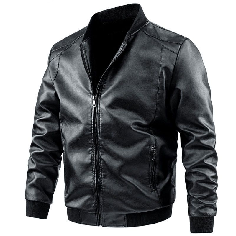 Men's Clothing 2024 men's motorcycle leather jacket men's trendy brand leather jacket spring and autumn Korean style casual leather_ipsvogv.com