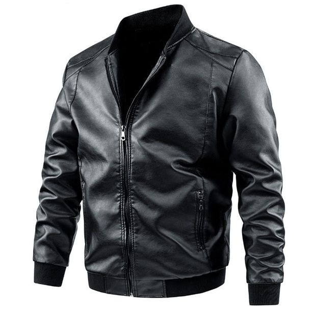 Men's Clothing 2024 men's motorcycle leather jacket men's trendy brand leather jacket spring and autumn Korean style casual leather_ipsvogv.com