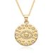 Micro Inlaid Pendant Pharaoh's Eye Small Shield Exotic Style Pendant Male And Female Devil's Eye Pendant_ipsvogv.com