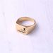 Women's Jewelry Simple Stainless Steel Rings Engraved Rings_ipsvogv.com