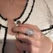 【 Hot Selling In Store 】 Middle Aged Micro Inlaid Zircon Flower With High-end Feel, Light Luxury, Niche Design,_ipsvogv.com