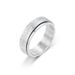Star Moon Titanium Rotating Men's Stainless Steel Couple Ring_ipsvogv.com