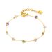 Women's Jewelry Light Luxury Colorful Natural Stone Accessories Fashion Titanium Steel Gold Plated Chain Ethnic Style Bracelet Female_ipsvogv.com