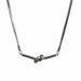 Original Knotted Necklace Titanium Steel Does Not Fade Cold Style Temperament Men And Women Short Pull Out Clavicle Chain Necklace_ipsvogv.com