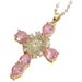 Zircon Pendant, Creative And Personalized Virgin Cross Necklace, Women's Collarbone Chain, Light Luxury Sweater Chain_ipsvogv.com