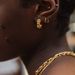 Unisex Fashionable And Simple Twisted C Shaped Earrings With Thick Thread Commuting All Match Earrings_ipsvogv.com