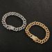 Male And Female Trendsetters Street Dance Rap Accessories, Full Diamond Large Gold Cuban Chain, Cool Hip-hop Necklace_ipsvogv.com