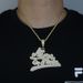 Men's Hip Hop Diamond Letter Pendant Necklace - Stainless Steel Cuban Chain With Engraved Initials, 24 Inches, Silver & Gold Hip Hop New Style_ipsvogv.com