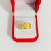 Gold Plated Men's Cuban Matte Chain Open Ring Fashion Trend Jewelry_ipsvogv.com