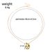 New Fashion Personalized Gold Droplet Shaped Large Pendant With Fine Snake Bone Chain Necklace Ornament_ipsvogv.com