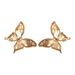 Fashionable Natural Abalone, Colorful Shellfish, Butterfly Earrings, Female Niche, Autumn And Winter High-end, Light_ipsvogv.com