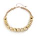 Exaggerated Irregular CCB With Personalized Geometric Smooth Round Bead Collarbone Necklace_ipsvogv.com